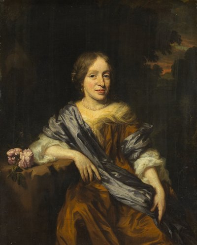 Portrait of Catharina Pottey by Nicolaes Maes