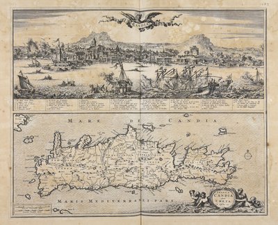 Island of Crete by Nicolaes Visscher