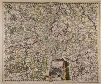 Diocese of Liège Divided into All Subordinate Provinces by Nicolaes Visscher