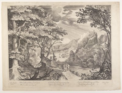 The Disciples on the Way to Emmaus by Nicolaes de Bruyn
