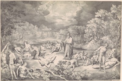 Vision of Ezekiel over the Valley of Bones by Nicolaes de Bruyn