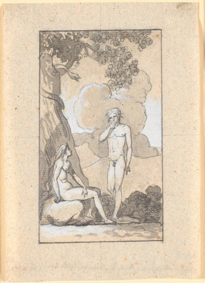 Adam Eats from the Tree by Nicolai Abildgaard