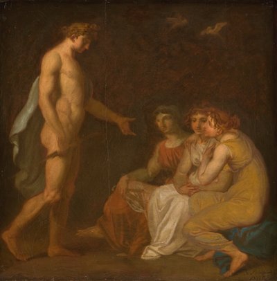 Apollo Charging the Parcae to Visit Ceres, Who Has Fled from the Earth by Nicolai Abildgaard