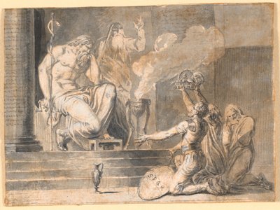 Offering to Aesculapius by Nicolai Abildgaard