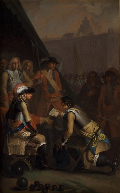 Magnus Stenbock Surrenders the Fortress of Tønning to Frederick IV in 1714 by Nicolai Abraham Abildgaard