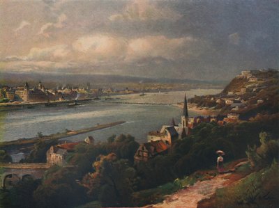 Coblenz and Ehrenbreitstein Fortress by Nicolai Astudin
