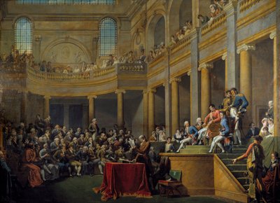 Consulate of the Cisalpine Republic United in Comitia at Lyon, 1808 by Nicolas Andre Monsiau
