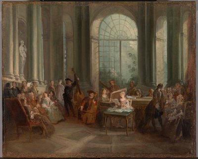 Concert in the Oval Salon of Pierre Crozat