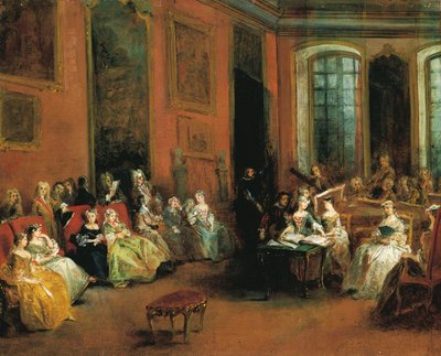 Concert in the Paris Hôtel of Pierre Crozat by Nicolas Lancret