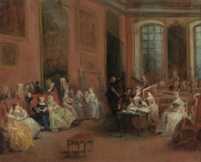 Concert in the Salon by Nicolas Lancret