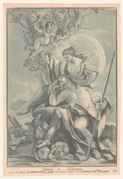 Diana and Endymion by Nicolas LeSueur