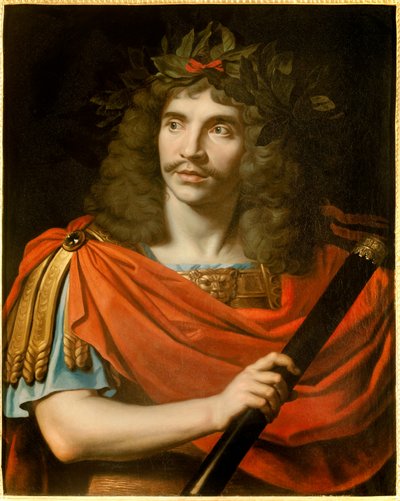 Portrait of Jean-Baptiste Poquelin dit Moliere as Cesar in 