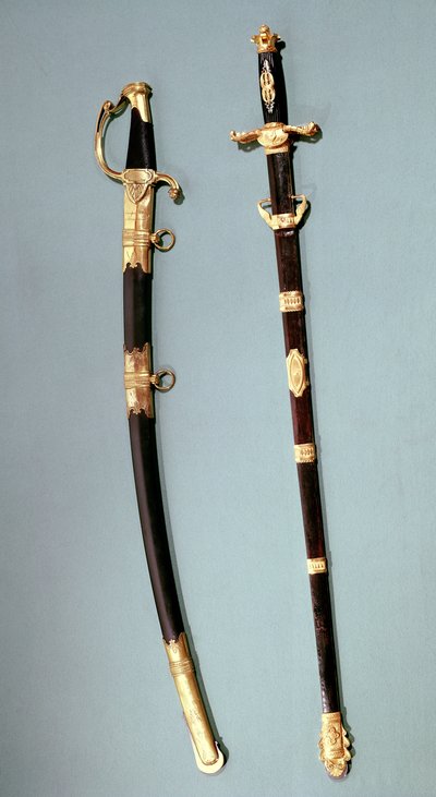 Commemorative Sword Given by Napoleon Bonaparte for Helping Him with His Successful Coup d