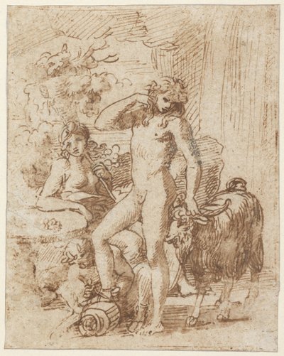 Bacchus and Erigone by Nicolas Poussin
