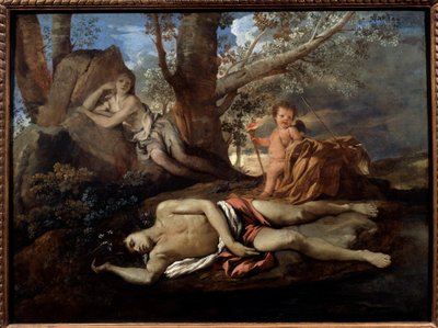 Echo and Narcissus by Nicolas Poussin