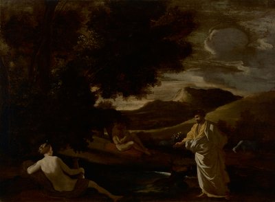King Midas Turns an Oak Branch to Gold by Nicolas Poussin