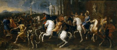 The Hunt of Meleager and Atalanta or The Departure for the Hunt by Nicolas Poussin