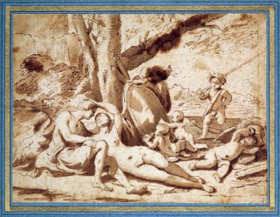 Mars and Venus by Nicolas Poussin