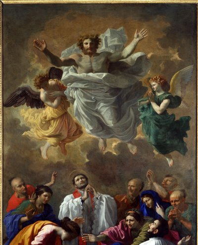 Saint Francis Xavier Reviving the Daughter of a Resident of Cangoxima in Japan by Nicolas Poussin