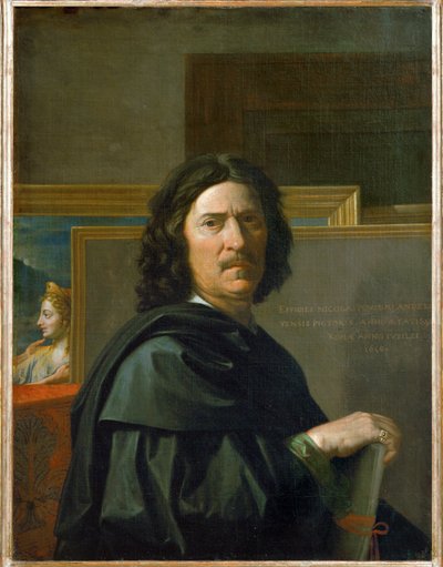 Self-portrait by Nicolas Poussin