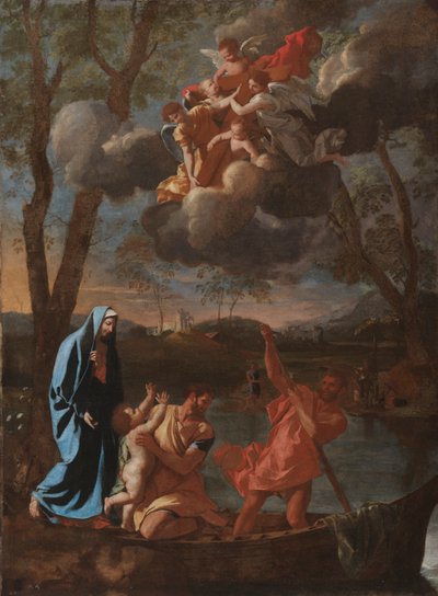 The Return of the Holy Family to Nazareth by Nicolas Poussin