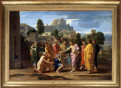 The Blind of Jericho or Christ Healing the Blind by Nicolas Poussin