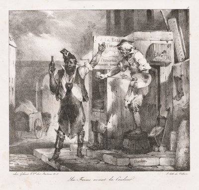 Lithographic Sketches by Charlet: Form before Color, 1823 by Nicolas Toussaint Charlet