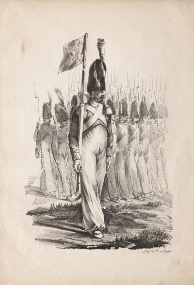 Military Costumes: Carabiners Sergeant, General Guide by Nicolas Toussaint Charlet
