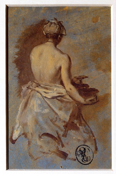 Study of Woman from Back by Nicolas Vleughels