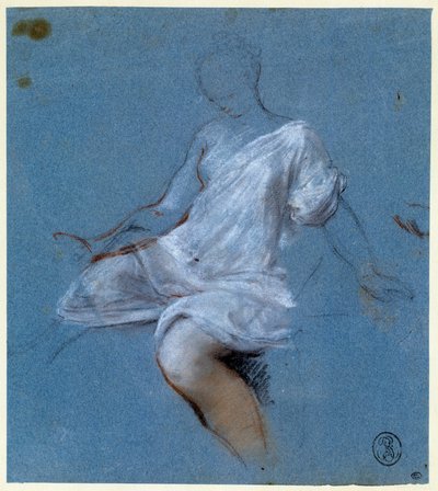 Study of Drapery on the Body by Nicolas Vleughels