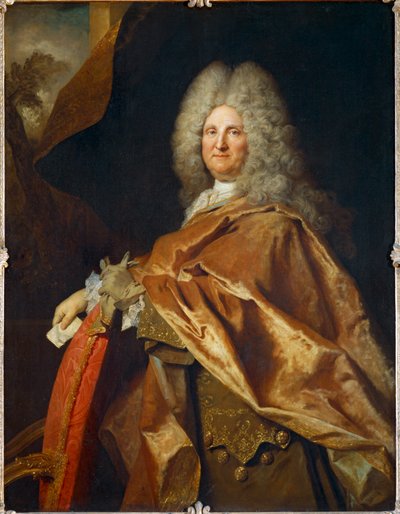 Portrait of a Man by Nicolas de (workshop) Largilliere