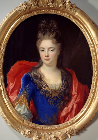 Portrait of Anne Genevieve by Levis Ventadour by Nicolas de Largillière