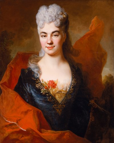 Portrait of Brigitte Ansart, c.1704 by Nicolas de Largillière