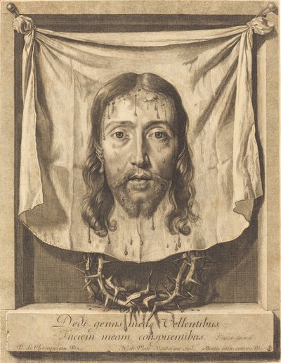 The Veil of Saint Veronica by Nicolas de Plattemontagne after Philippe