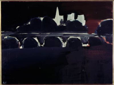 View of Paris at Night by Nicolas de Staël