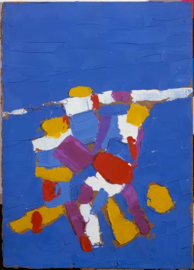 The Footballers by Nicolas de Staël