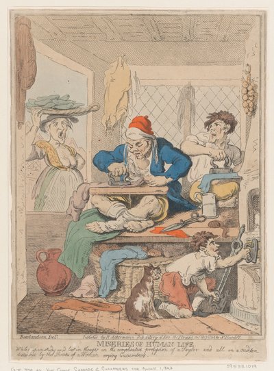 Miseries of Human Life: While Deep in Study and Lost in Thought in the Complicated by Nicolaus Heideloff