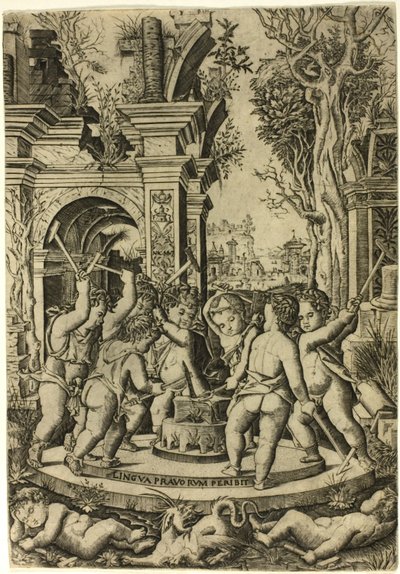Fate of the Evil Tongue by Nicoletto da Modena