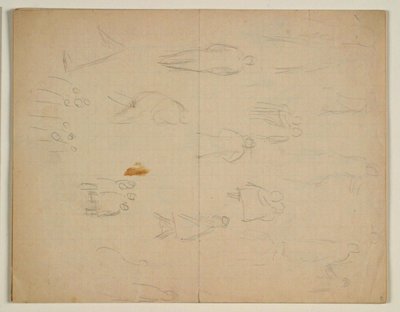 Sketches of Figures in Motion and Figure Groups by Niels Larsen Stevns