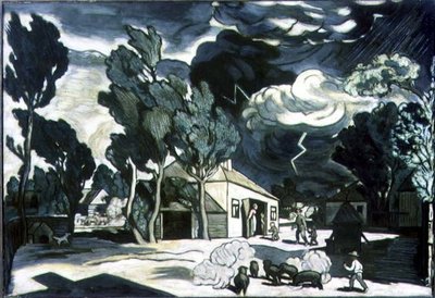 Landscape with Storm by Nikifor Stepanovich Krylov