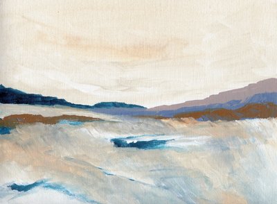 Abstract Mountain Serenity by Nikita Jariwala