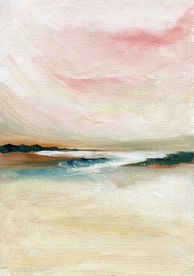 Abstract Pastel Seascape by Nikita Jariwala