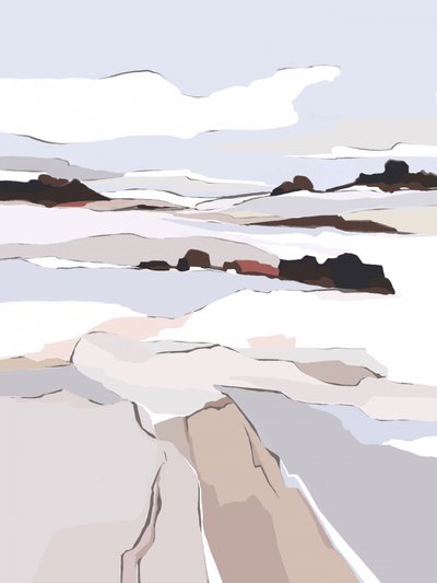 Abstract Snowscape by Nikita Jariwala