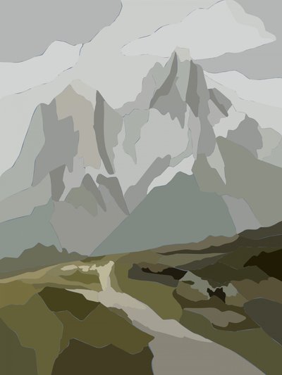 Alpine Mountain Path by Nikita Jariwala