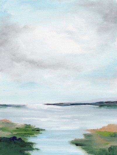 Coastal Marsh Abstract by Nikita Jariwala