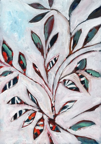 Colorful Patterned Leaves by Nikita Jariwala