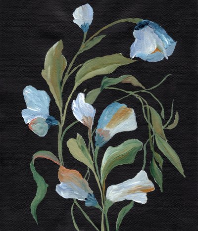 Dark Floral Study by Nikita Jariwala