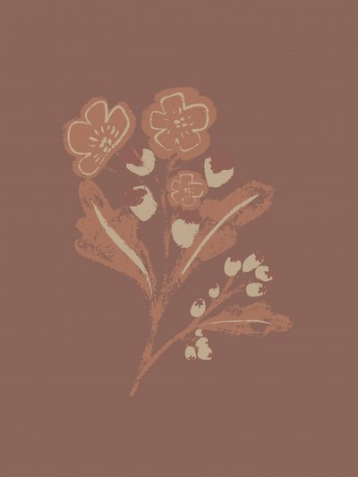 Earthy Botanical Blooms by Nikita Jariwala