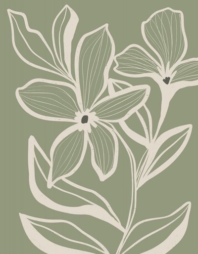 Green Botanical Flow by Nikita Jariwala