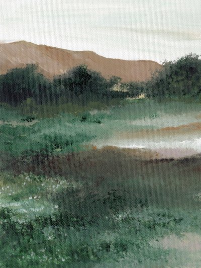 Misty Mountain Landscape by Nikita Jariwala